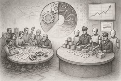 The Algorithmic Throne and the Cacophony of Democracy